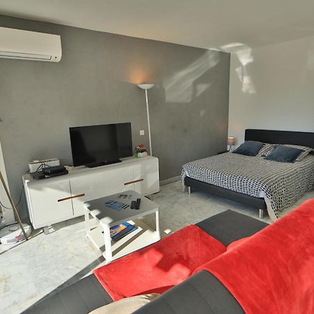 Studio Parking Fibre Piscine Clim Le Cannet Luaran gambar